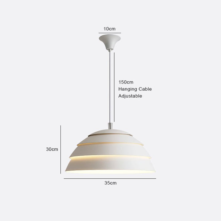 Dome-Shaped LED Pendant Light