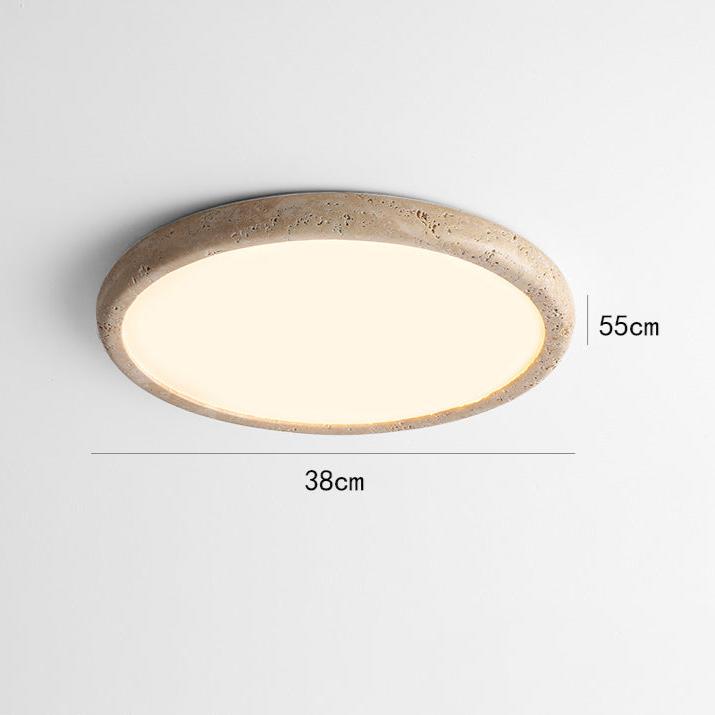Natural Stone LED Ceiling Lamp
