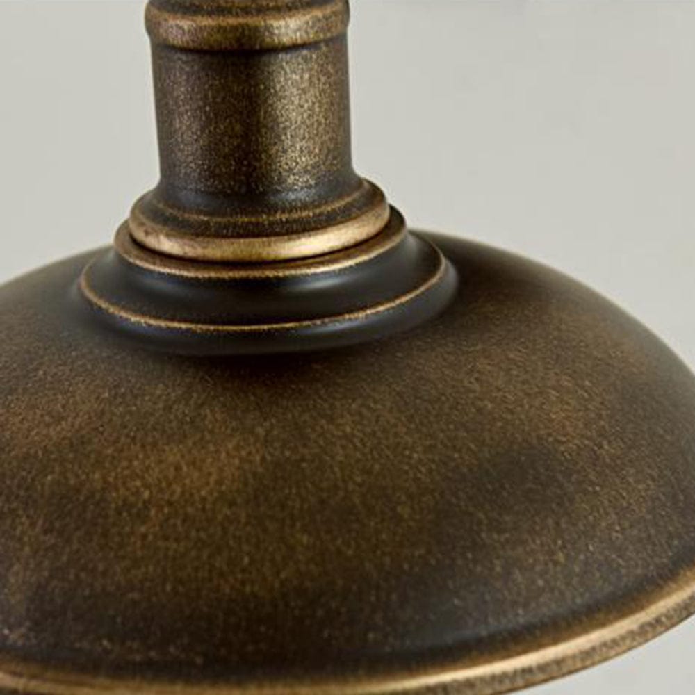 Alessio Rustic Bowl-Shaped Antique Brass IP65 Waterproof Wall Lamp for Outdoor Use