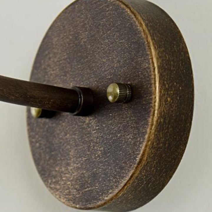 Alessio Rustic Bowl-Shaped Antique Brass IP65 Waterproof Wall Lamp for Outdoor Use