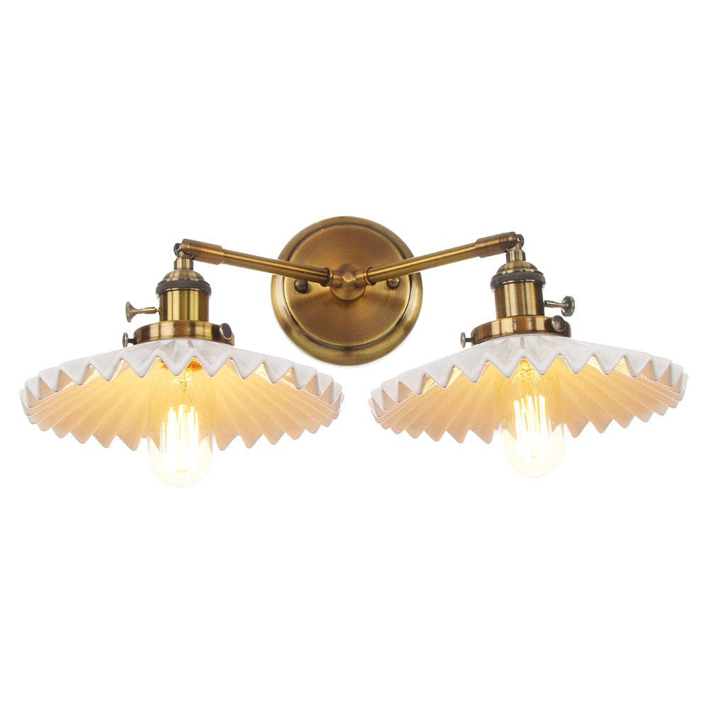 Antique Ceramic Double Lamp
