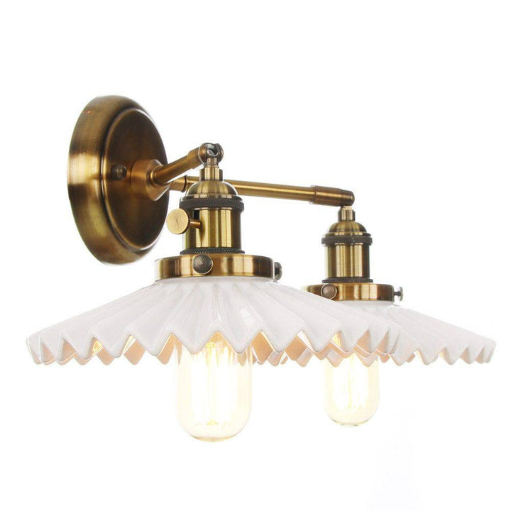 Antique Ceramic Double Lamp