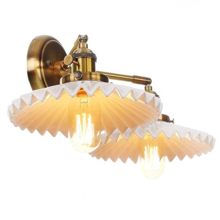 Antique Ceramic Double Lamp