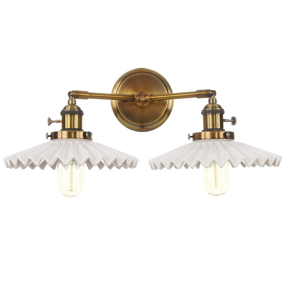 Antique Ceramic Double Lamp