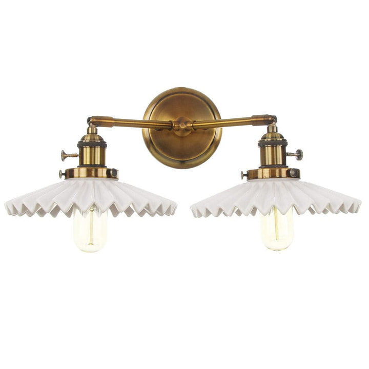 Antique Ceramic Double Lamp