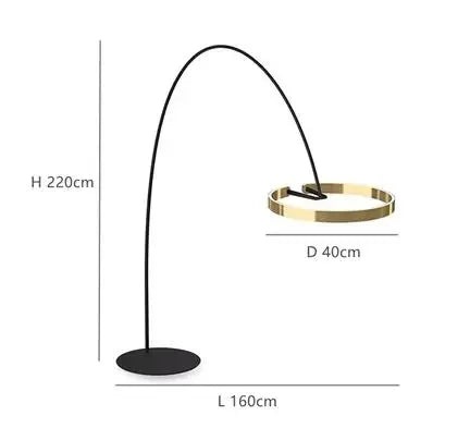 Scandinavian LED design floor lamp