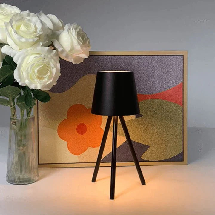 Rechargeable Table Lamp on Tripod