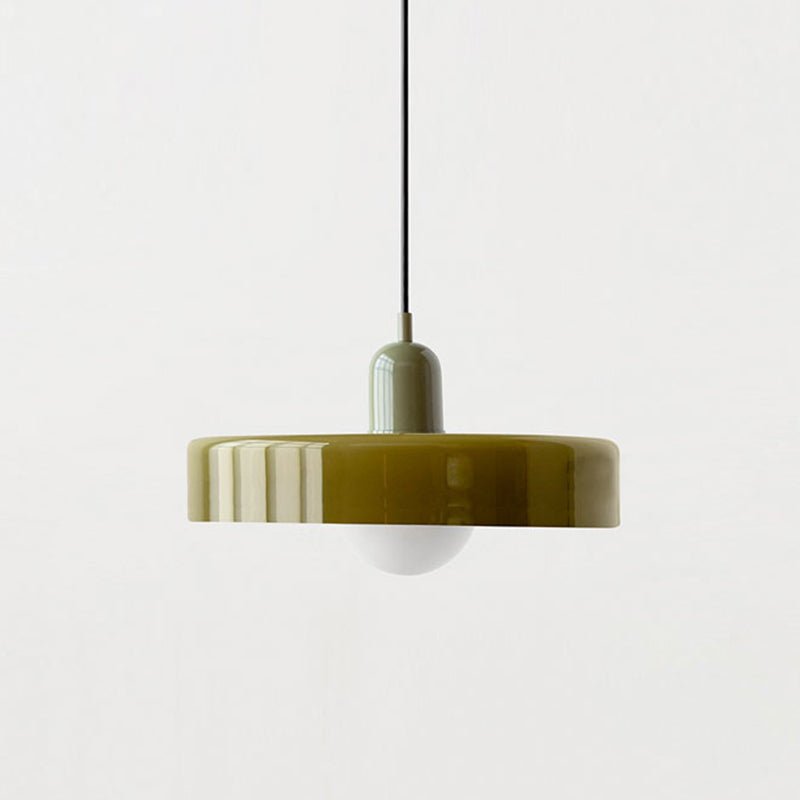 Bauhaus Suspension in Colored Glass