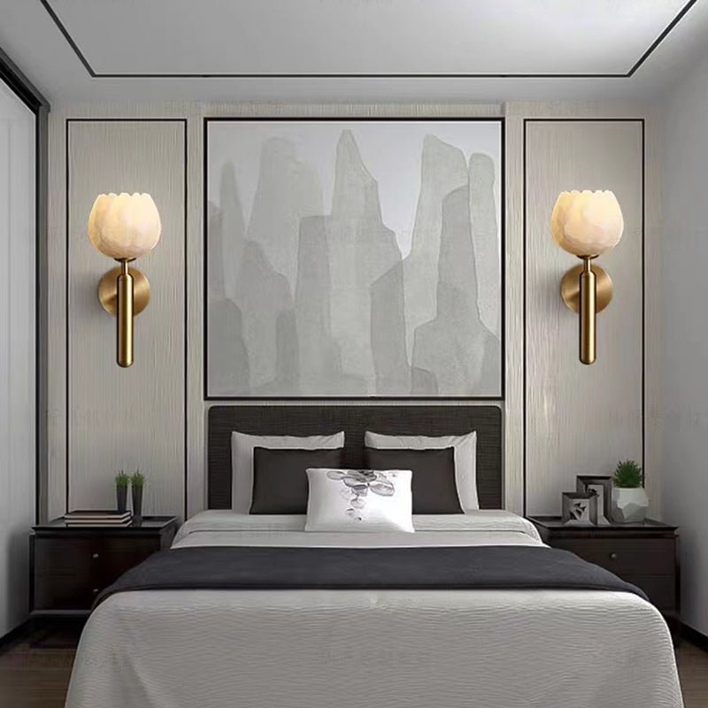 Marble Rose Wall Lamp