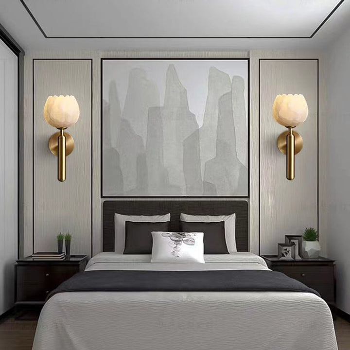 Marble Rose Wall Lamp