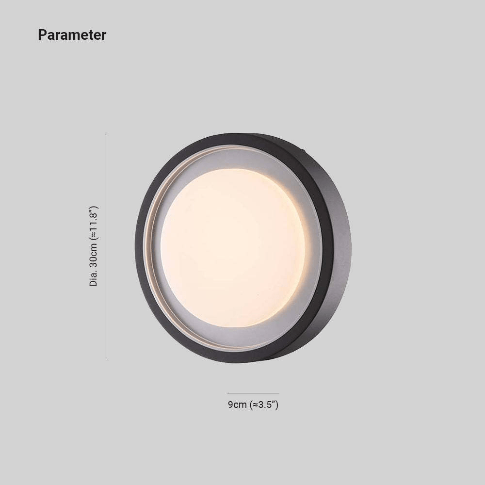 Outdoor Wall Lamp / Ceiling Lamp Built-in