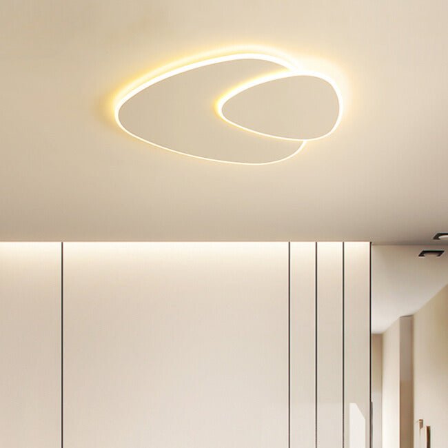 Modern, minimalist LED ceiling lamps