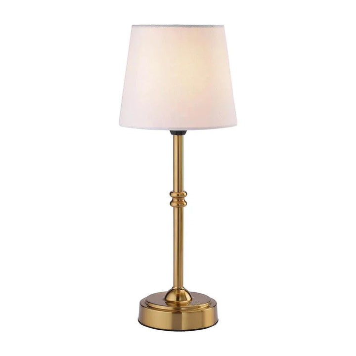 Wireless Retro Fabric LED Table Lamp