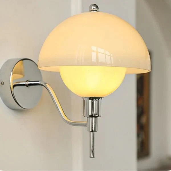 Mushroom Wall Lamp Cream