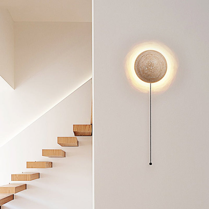 Wall lamp in Scandinavian cream style