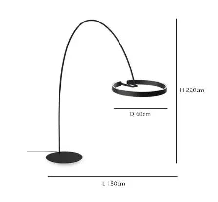 Scandinavian LED design floor lamp