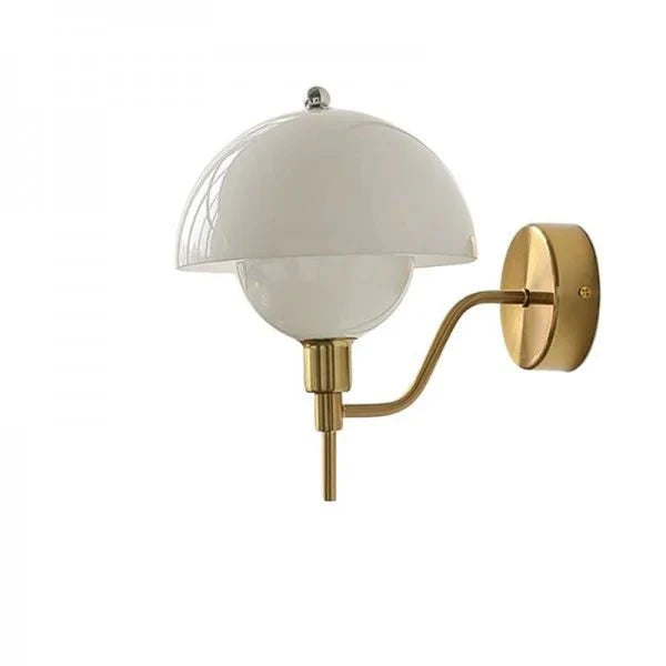 Mushroom Wall Lamp Cream