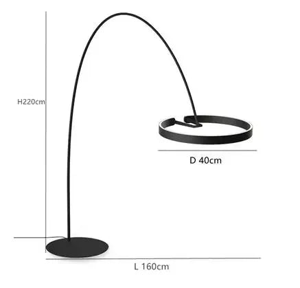 Scandinavian LED design floor lamp