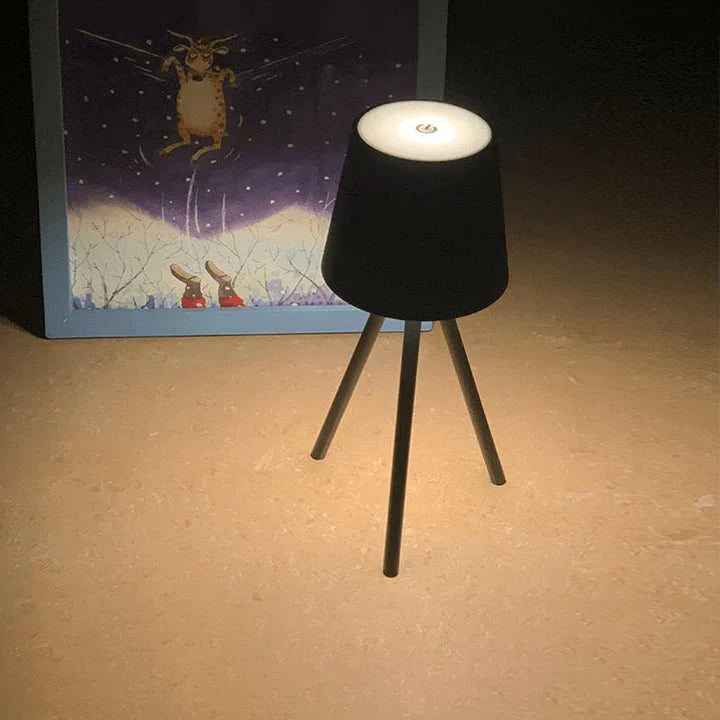 Rechargeable Table Lamp on Tripod