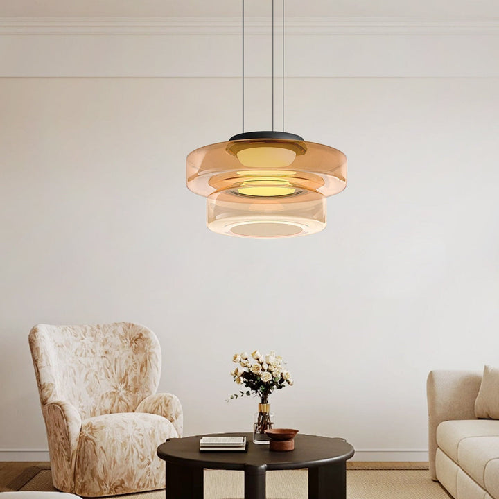 Bauhaus Style Glass Pendant Lamps
