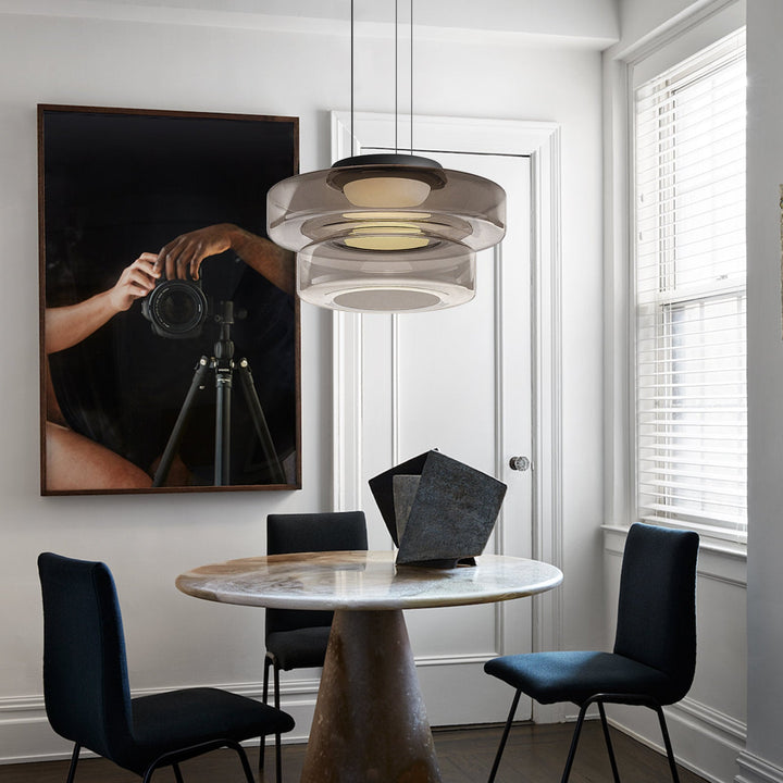 Bauhaus Style Glass Pendant Lamps