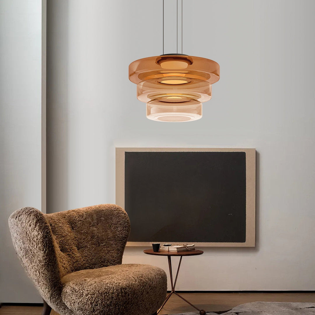 Bauhaus Style Glass Pendant Lamps