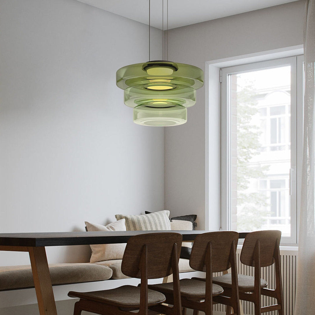 Bauhaus Style Glass Pendant Lamps