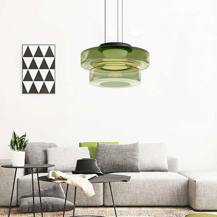 Bauhaus Style Glass Pendant Lamps