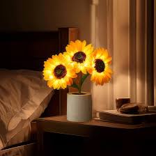 Sparkling Sunflower Lamp