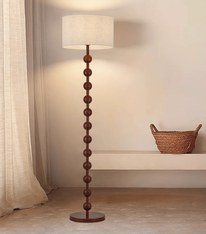 Japandi Wooden Floor Lamp