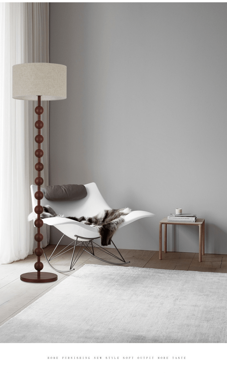 Japandi Wooden Floor Lamp