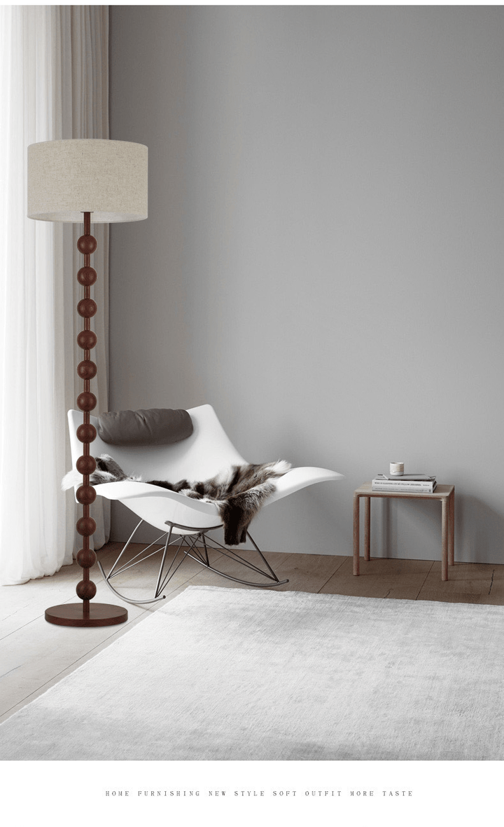 Japandi Wooden Floor Lamp