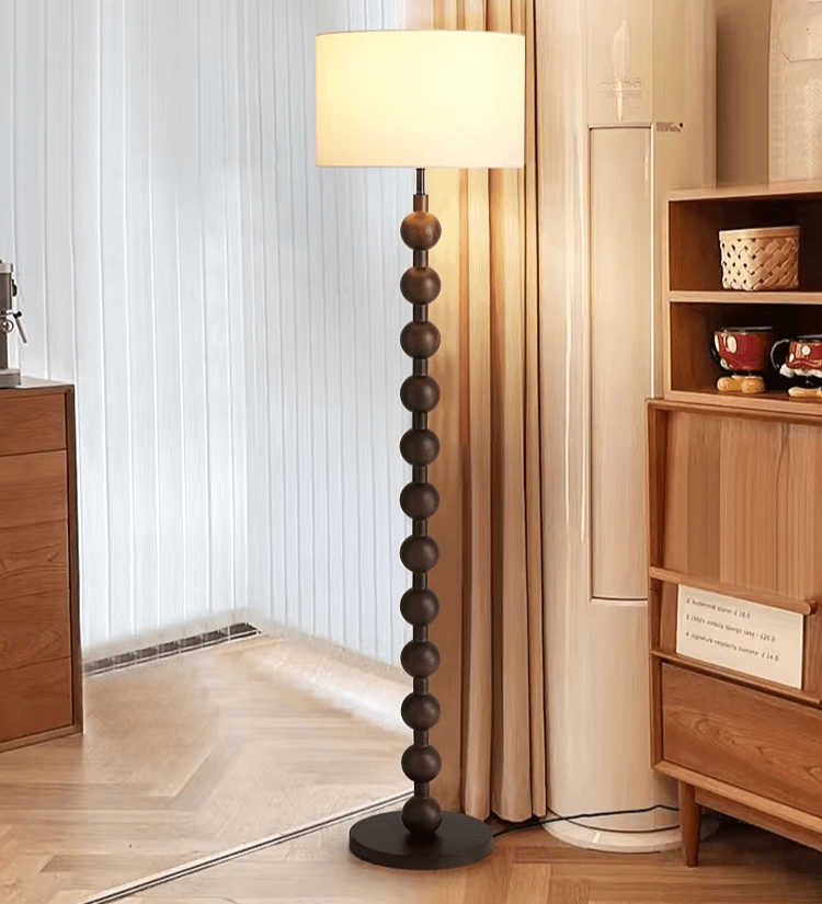 Japandi Wooden Floor Lamp