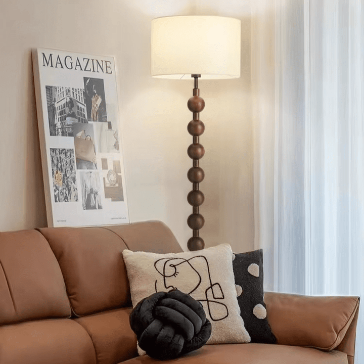 Japandi Wooden Floor Lamp