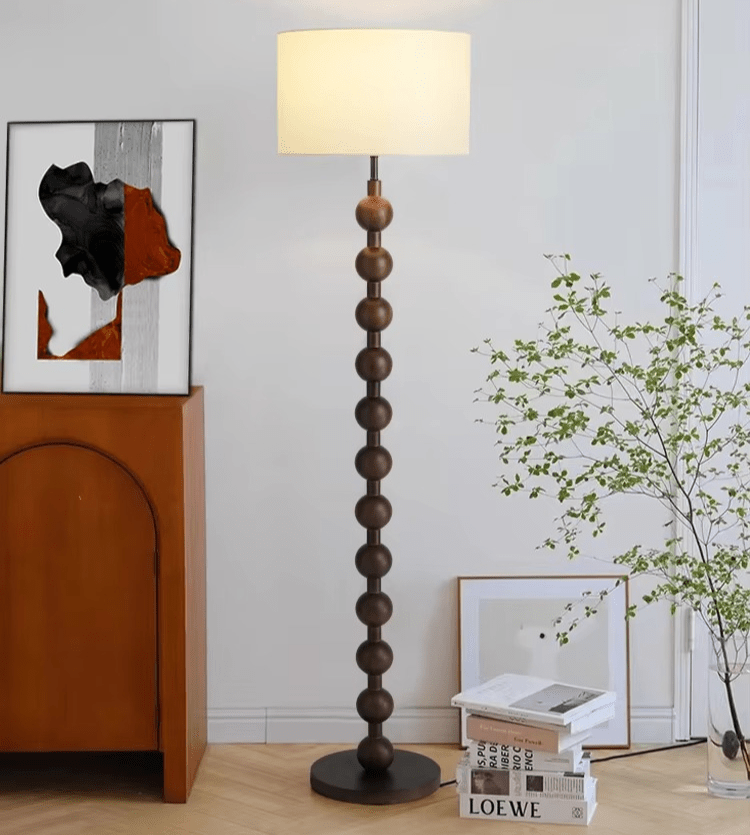 Japandi Wooden Floor Lamp