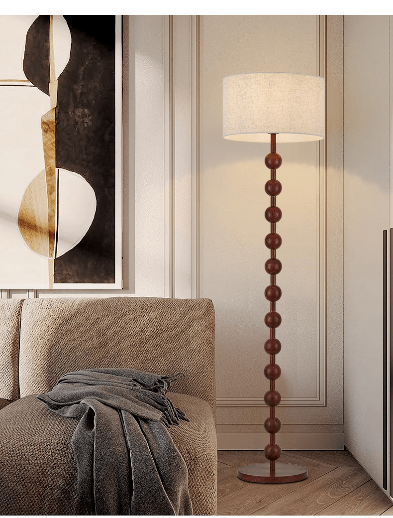 Japandi Wooden Floor Lamp