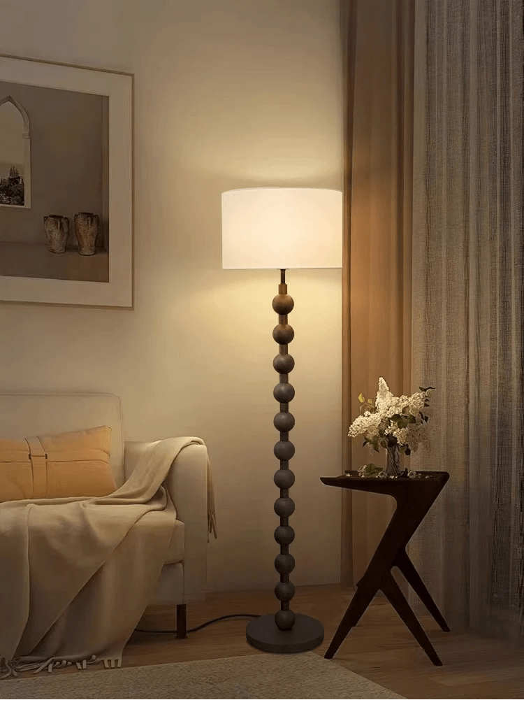 Japandi Wooden Floor Lamp