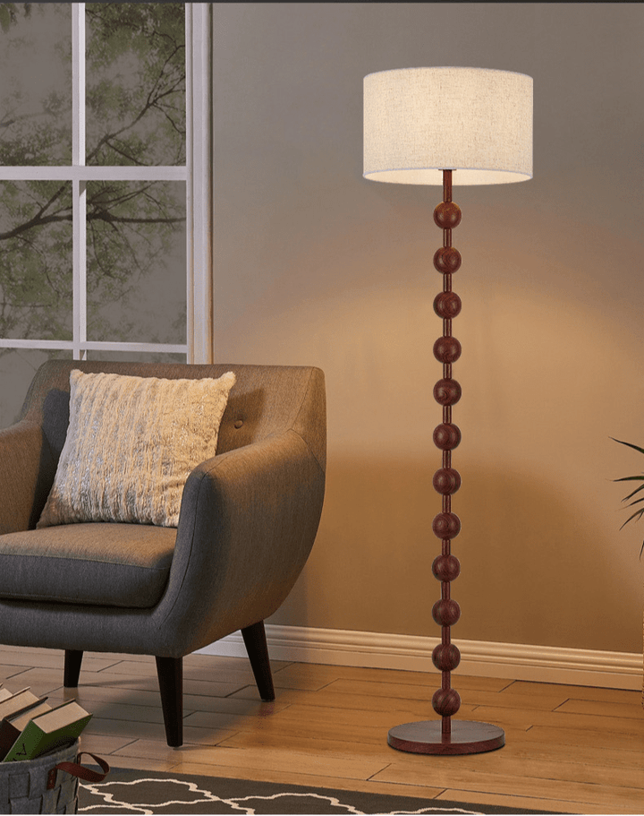 Japandi Wooden Floor Lamp