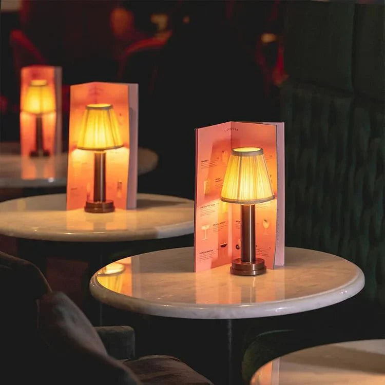 Wireless LED Metal Table Lamp