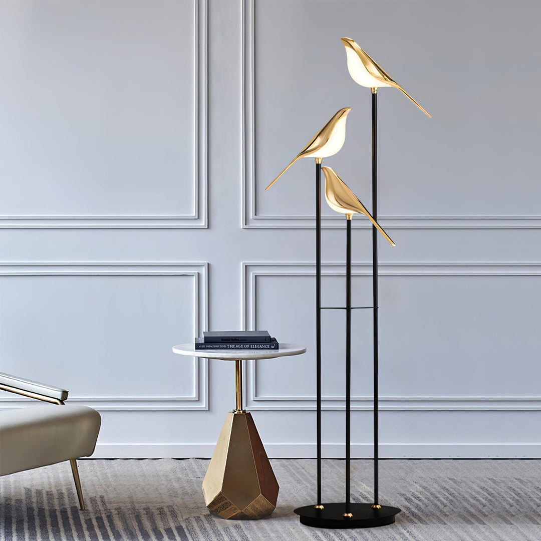 Magpie Perch Torch Lamp Floor Lamp