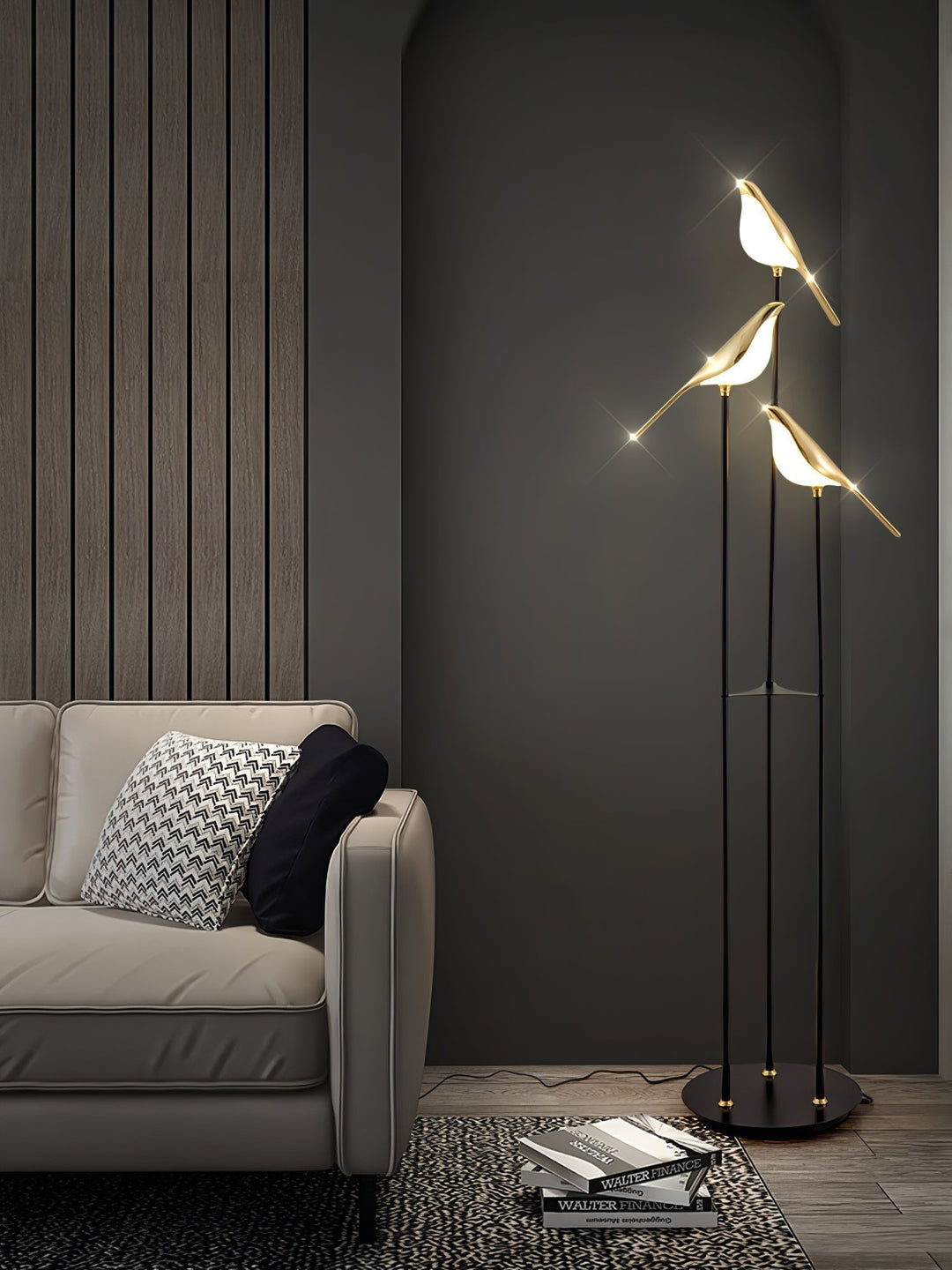 Magpie Perch Torch Lamp Floor Lamp