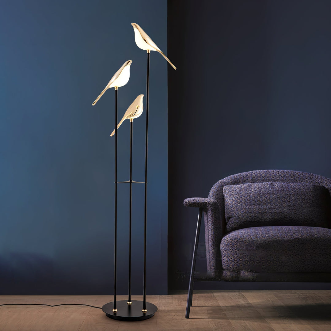 Magpie Perch Torch Lamp Floor Lamp
