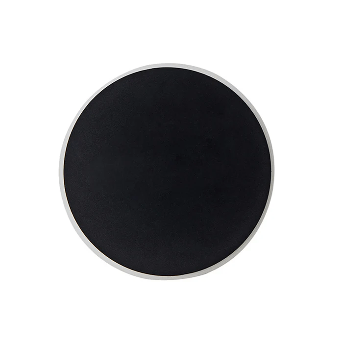 Minimalist Round LED Wall Light Made of Metal for Outdoor Use