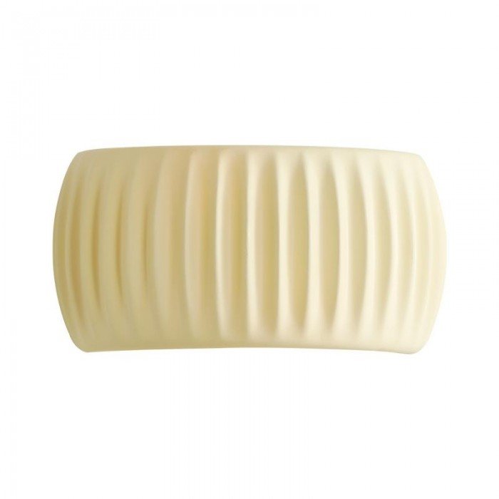 Modern Art Deco resin ribbed wall lamp