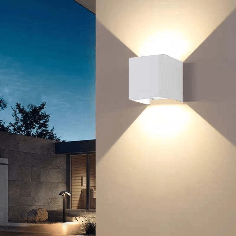 Modern Aluminum Waterproof LED Wall Lamp for Indoor and Outdoor Use
