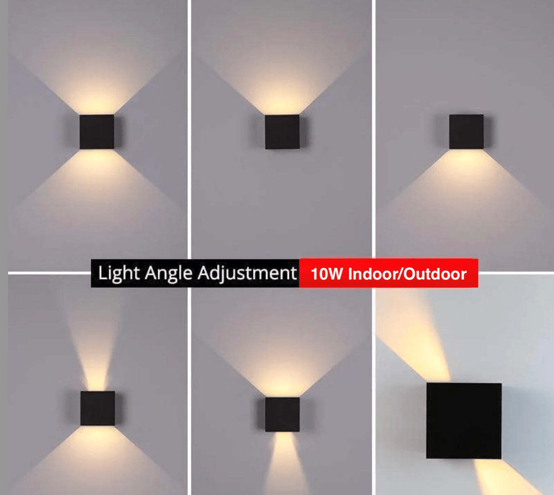 Modern Aluminum Waterproof LED Wall Lamp for Indoor and Outdoor Use