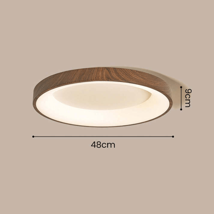 Natural Wooden Ceiling Lamp