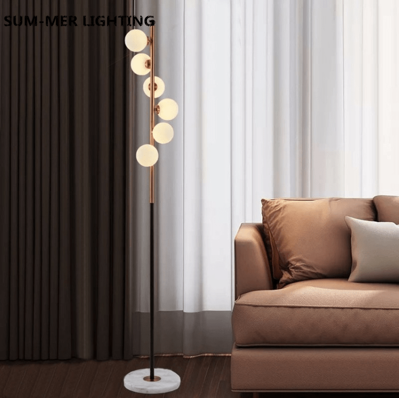 Nordic Glass Floor Lamp