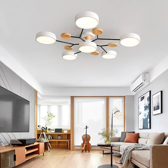 Scandinavian Branched LED Ceiling Lamp
