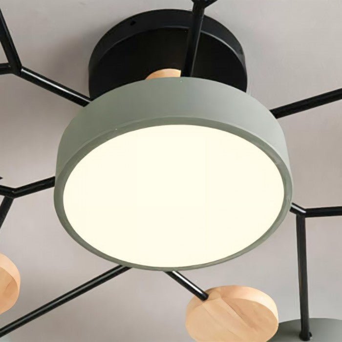 Scandinavian Branched LED Ceiling Lamp